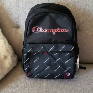 Champion pink and black backpack